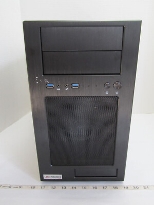 US Micro Custom Computer Tower S1200BTS Server Board Intel Xeon 16GB RAM NO HDD