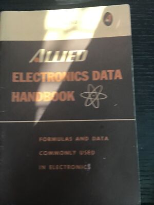 Vintage Allied Electronics Data Handbook - Allied Radio Corporation 1969 Edition