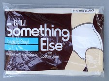 Bali Something Else Panties 2X Large XXL Champagne Tailored Brief Vintage 8500
