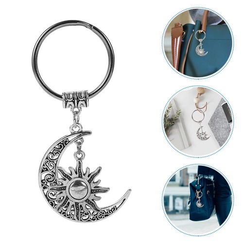 Vintage Sun And Moon Keychain Cute Keychain Accessories For Car Keys