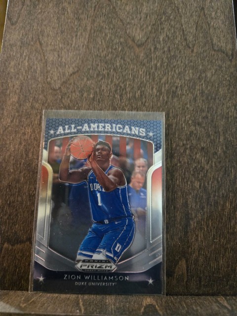 Zion Williamson 2019 Panini Prizm Draft Picks All-american Rookie #100 B