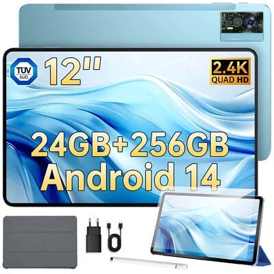 2025 OUKITEL OT5S tablet da gioco Android 14 12 pollici 2.4K 24 GB + 256 GB/2 TB 8250 mAh