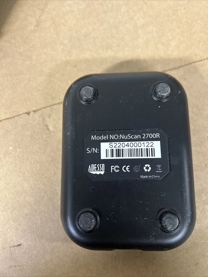 Adesso NuScan 2700R 2D Wireless Barcode Scanner And Cradle #o3 - Image 3 of 4
