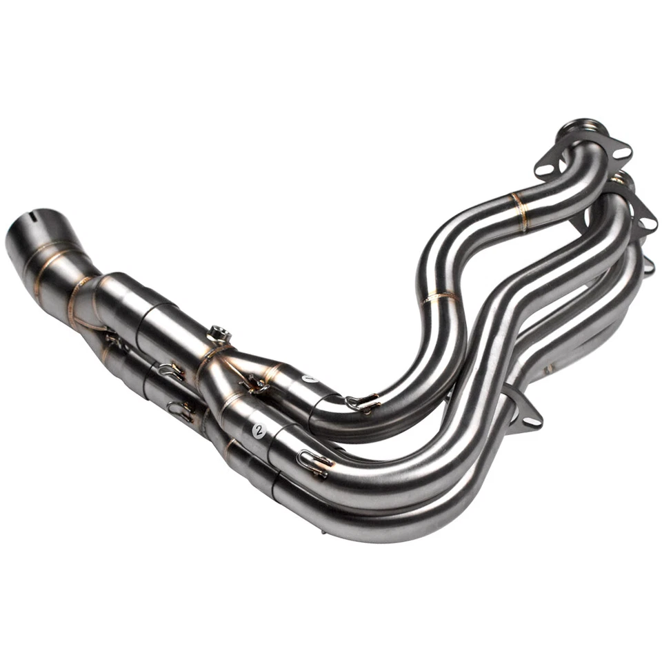 For Kawasaki Ninja ZX6R ZX636 2009-2023 Exhaust Header Pipe Slip On System 51mm - Image 3 of 4