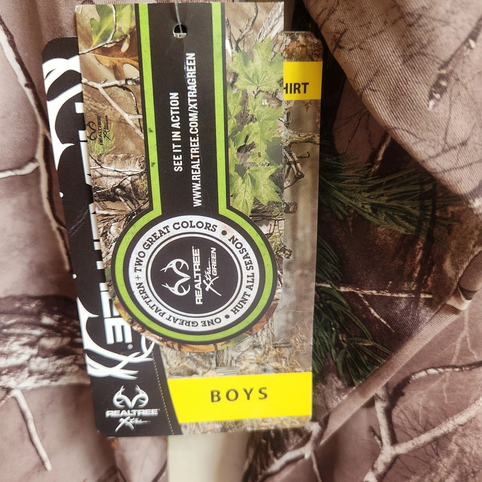Realtree Compression T Shirt Youth Boys XXL Camo Long Sleeve Moisture Wicking - Image 4 of 4