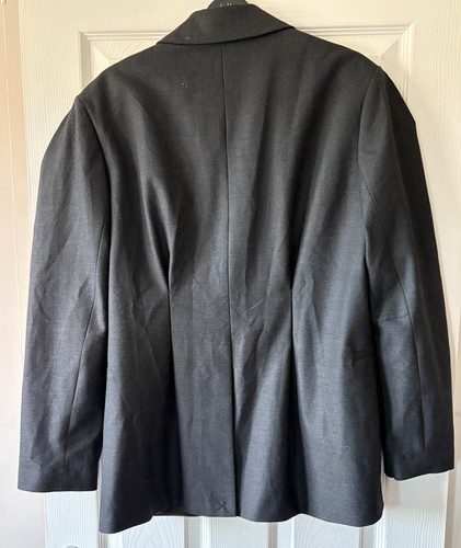 BNWT Check ZARA Puff Sleeve Pleat Fitted Blazer Jacket M 10/12 £59.99! - Picture 5 of 7