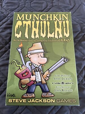 Munchkin Cthulhu Card Game by Steve Jackson ( New, open box)