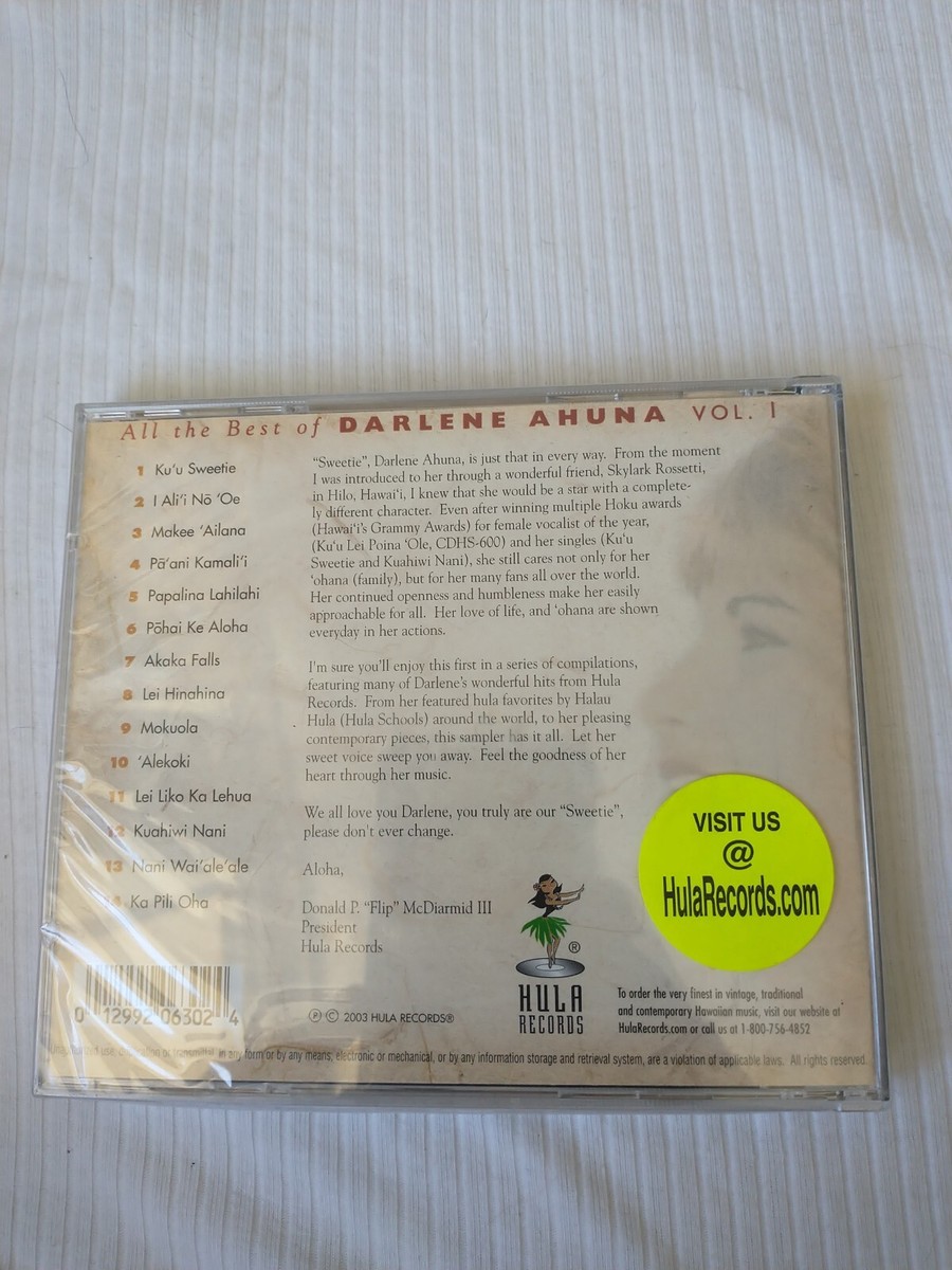 All The Best Of Darlene Ahuna, Vol. 1 - CD - **BRAND NEW All The Best Of Darlene Ahuna, Vol. 1 - CD - **BRAND NEW
