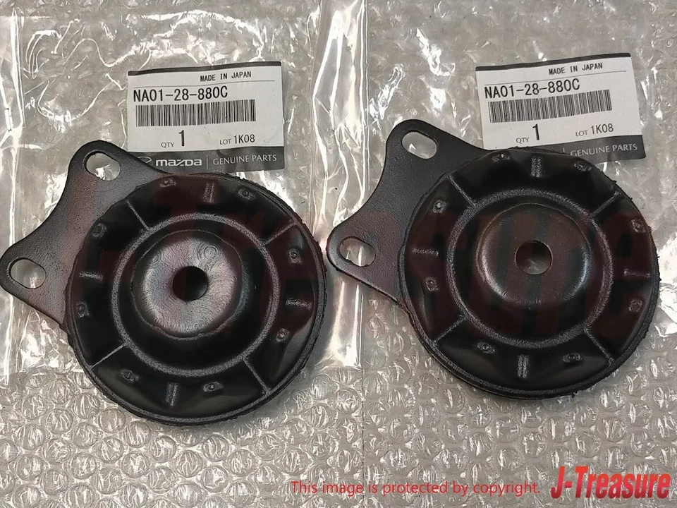 Subchasis diferencial trasero genuino MAZDA MIATA MX5 90-05 tope de montaje de arbusto 2 piezas Foto 4 de 4