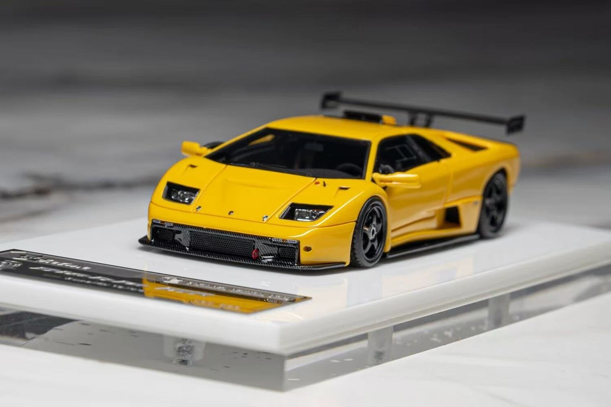 FuelMe1/64 ランボルギーニ ディアブロ Special edition Fuelme 1:64 Blue Lamborghini Diablo GTR Elite Scale Model