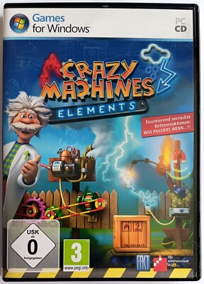 Crazy Machines: Elements (2011) PC, in Deutsch, Denk- und Logikspiel, gebraucht