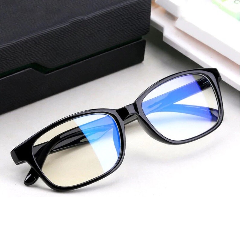 Gaming Glasses New Anti Fatigue Glare Clear Lens PC Gamers Blue