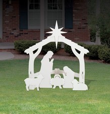 50" All-Weather Outdoor Nativity Set Waterproof USA Made 4ft Tall R035