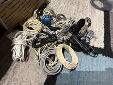 RJ-11 Telephone Cable Lot Of Assorted Lengths  Colors.