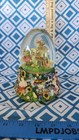 Musical Bunny Water Globe Egg Shaped Glass Dome — photo 1
