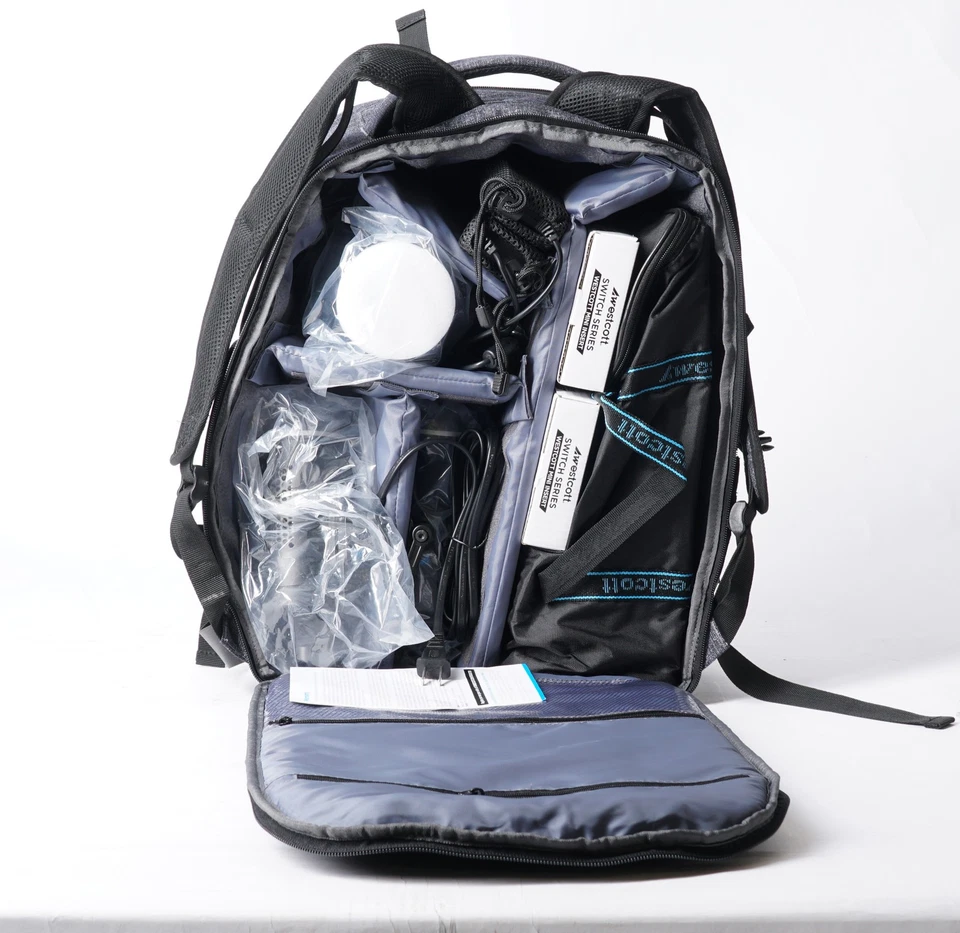 Westcott L60-B Bi-Color COB LED Video Light 2-Pack and Backpack Kit - Image 3 of 4