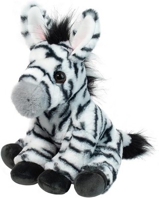 Douglas Zadie Soft Zebra Plush Stuffed Animal, 10''