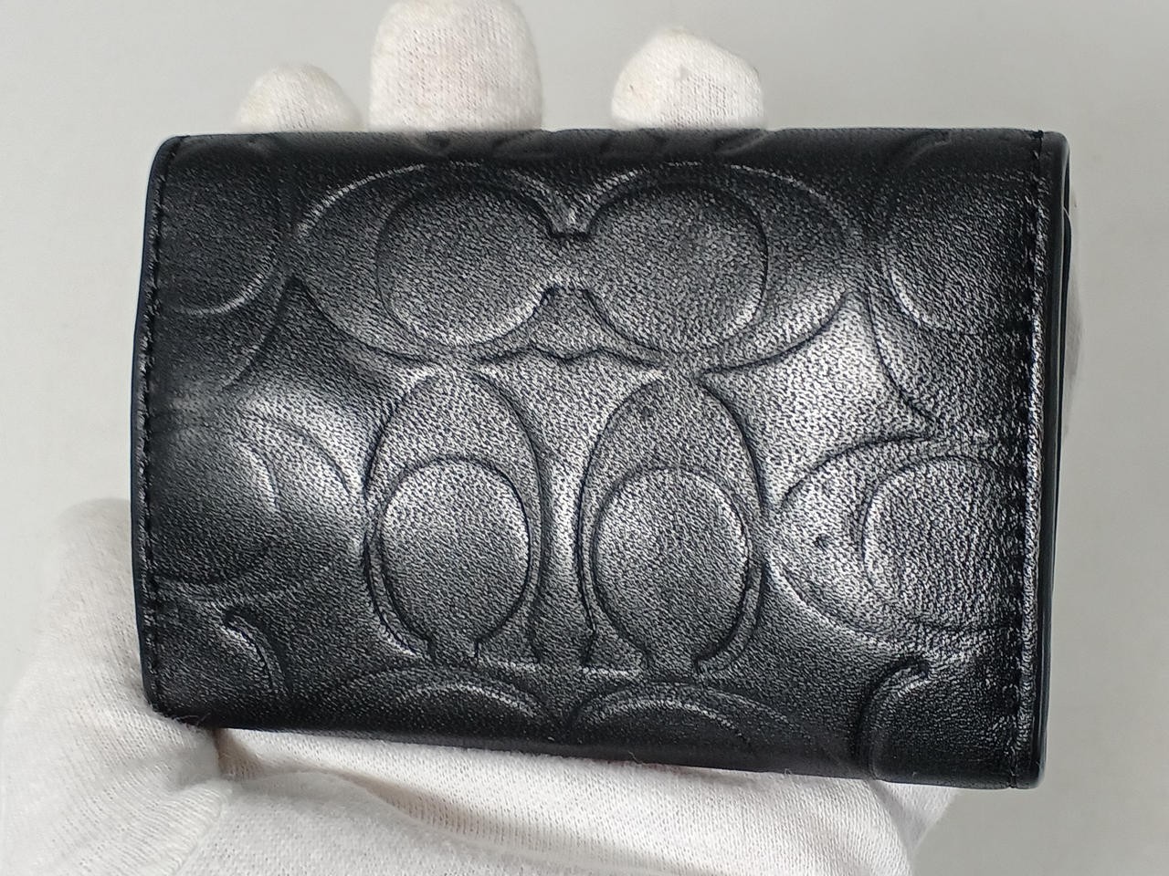 5 Ring Leather Key Case Model Number Signature BL… - image 2