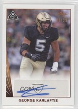 2021 Leaf Memories 1990 Base Bronze Spectrum 11/99 George Karlaftis Auto 9b4