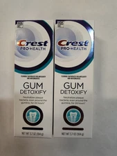 2 Crest Pro-Health Enamel Repair & Gum and Gum Detoxify, 3.7 oz (104g) each,NEW