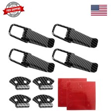 4 Pcs Carbon Fiber Auto Bumper Security Hook Lock Clips Kit Quick Release ... 4 Pcs Carbon Fiber Auto Bumper Security Hook Lock Clips Kit Quick Release ...