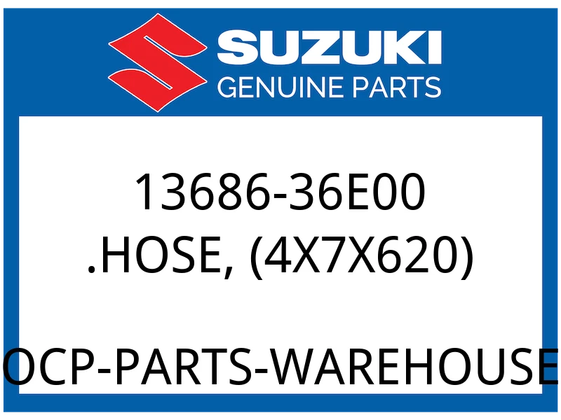 HOSE (4X7X620) *{RH L:620->400 LH L:620->360}*