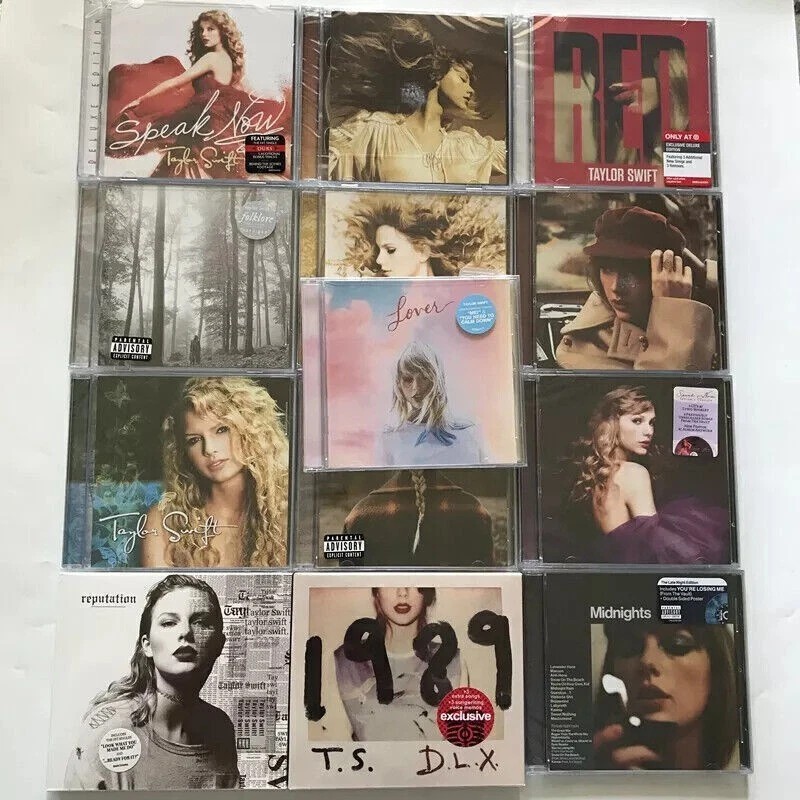 Taylor Swift Various Album Collection 13 CD Package in Total New & Sealed