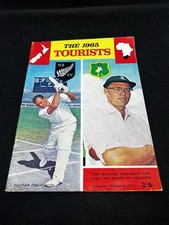 1965 New Zealand South Africa to England Official Souvenir Cricket Tour Brochure