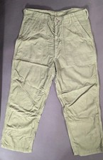 Vintage OG 107 Pants 1967 Type 1 Vietnam Sateen Military Mens Trousers