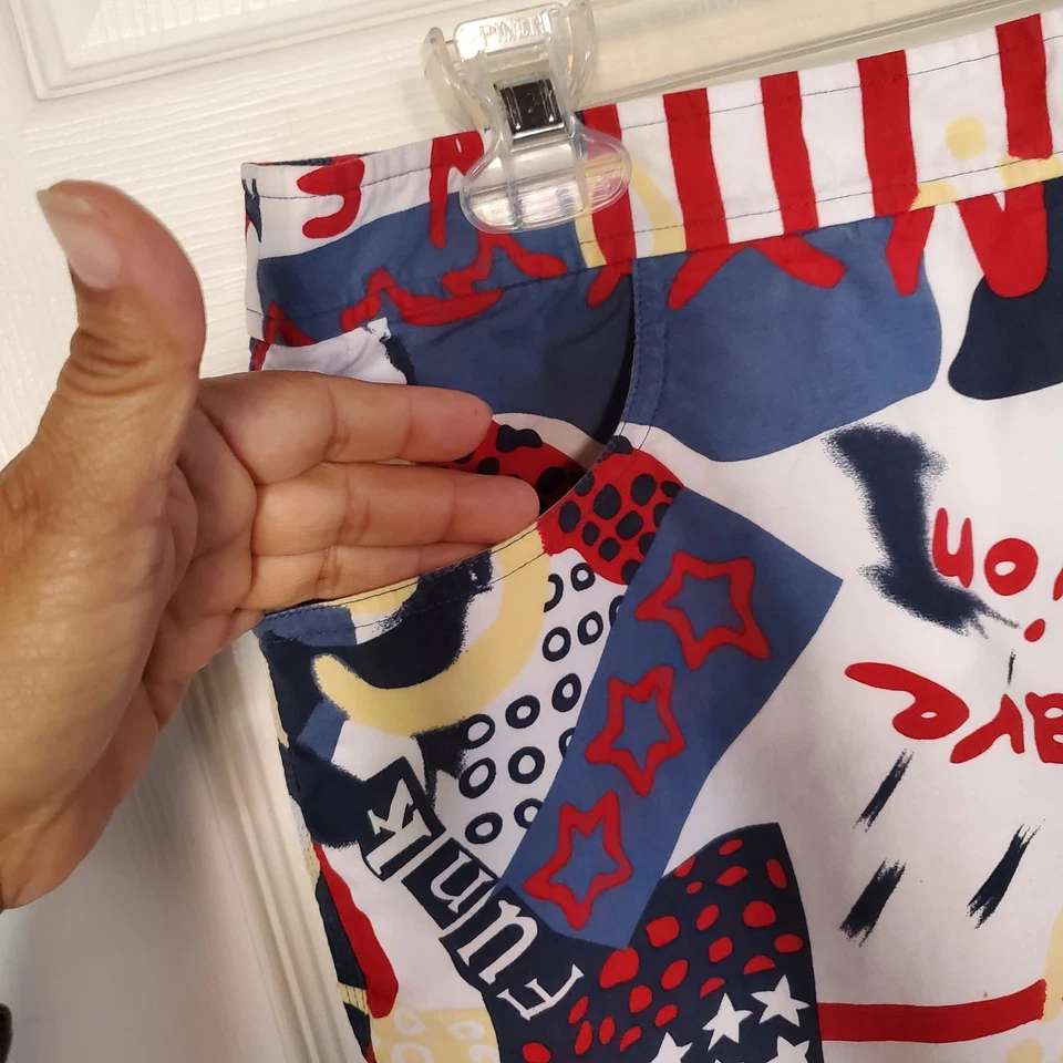 Minifalda August Silk Kitsch "God Save the Fashion"" Funk" estampado americano 14 Foto 4 de 4