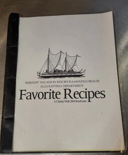 Rare 2004 Hawaii Cookbook Kaanapali Beach Embassy Suites - Picture 1 of 5