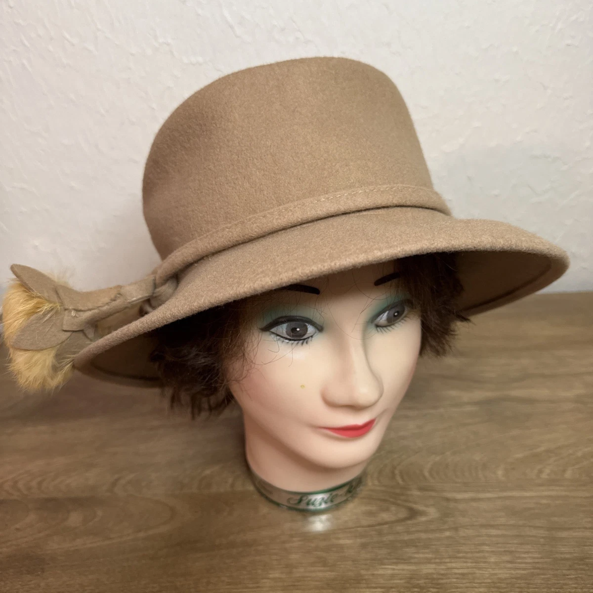Beige 100% Wool Betmar Hats for Women for sale | eBay display picture 1