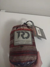 TWISTED ROOT Design US USA American Wood Flag Print Hammock Camping + Stuff Sack