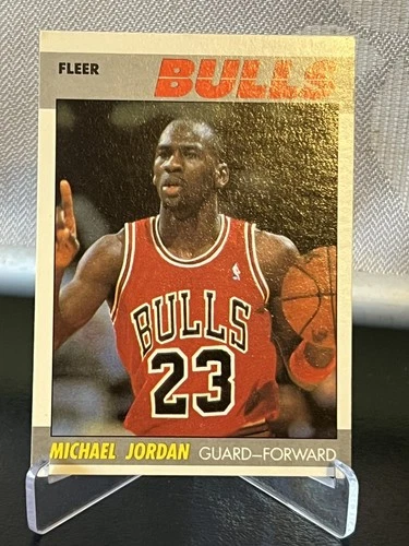 1987-88 Fleer Michael Jordan #59 Chicago Bulls 2nd Year Card HOF NBA