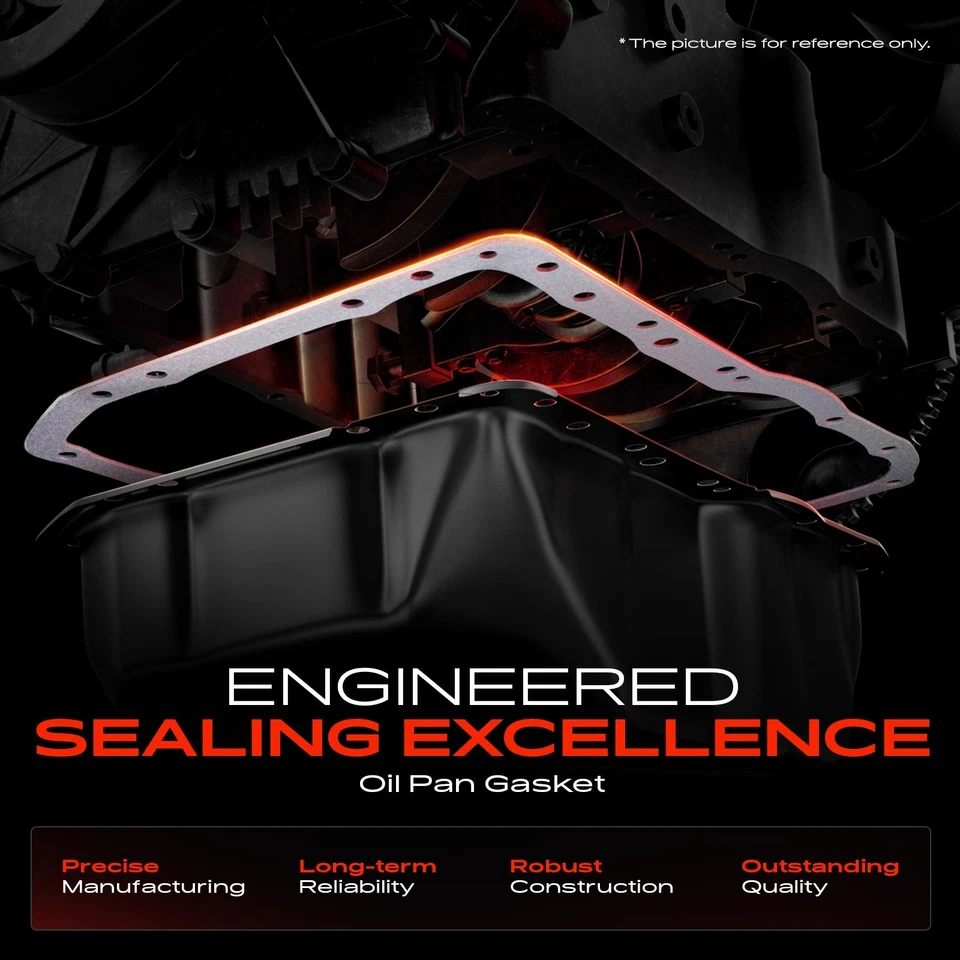 Junta del cárter de aceite del motor para Geo Metro Pontiac Firefly Suzuki Swift 1996 1997 1,3 L Foto 2 de 4