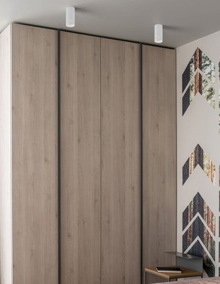 Nova Luce ESCA Deckenleuchte GU10 Weiß 12,5x6cm dimmbar 9387002