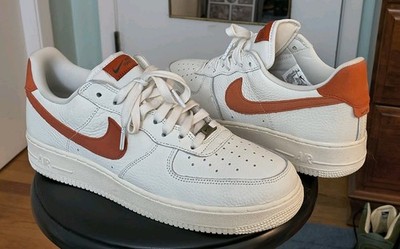 Nike Air Force 1 '07 Craft Sail/Mantra Orange BACK TO THE FUTURE Sz 12 *''Look*NW