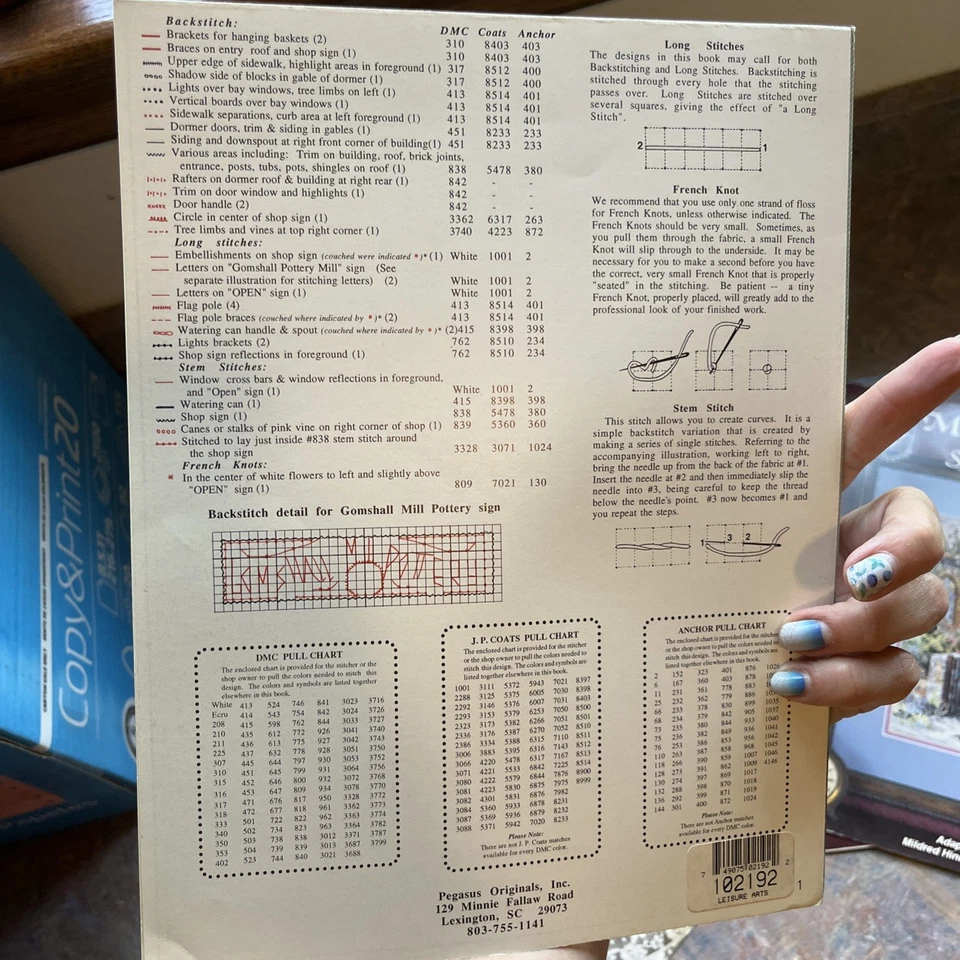 4 Lovely Marty Bell Cross Stitch Charts Sanctuary Upper Chute Flower Shop - Image 3 of 4