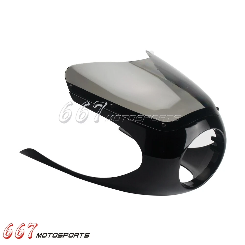 For Thruxton Honda Suzuki Yamaha XS650 BMW R100 R80 Cafe Racer Front Fairing - Image 3 of 4