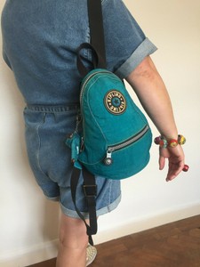 kipling turquoise backpack