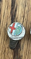 Vintage Alfa Romeo Crest Lapel Buttonhole Badge Pin Milano Albani