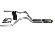 Chevy GMC 1500 Truck 96-99 2.5" Dual Truck Exhaust Kits Magnaflow XL Black Tips