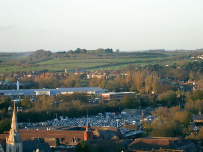 Photo 6x4 North Salisbury Taken from the spire of the cathedral looking n c2004