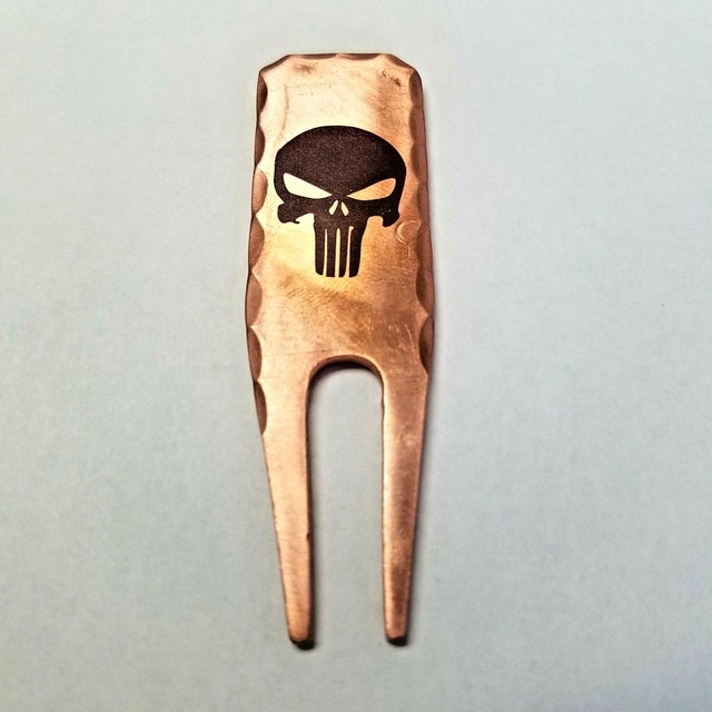Punisher Skull Copper Divot Tool by Sunfish Golf eBay