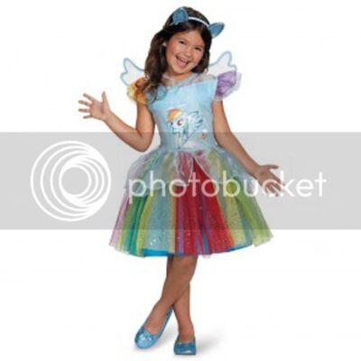 Mädchen Kind Rainbow Dash Luxus Kostüm My Little Pony