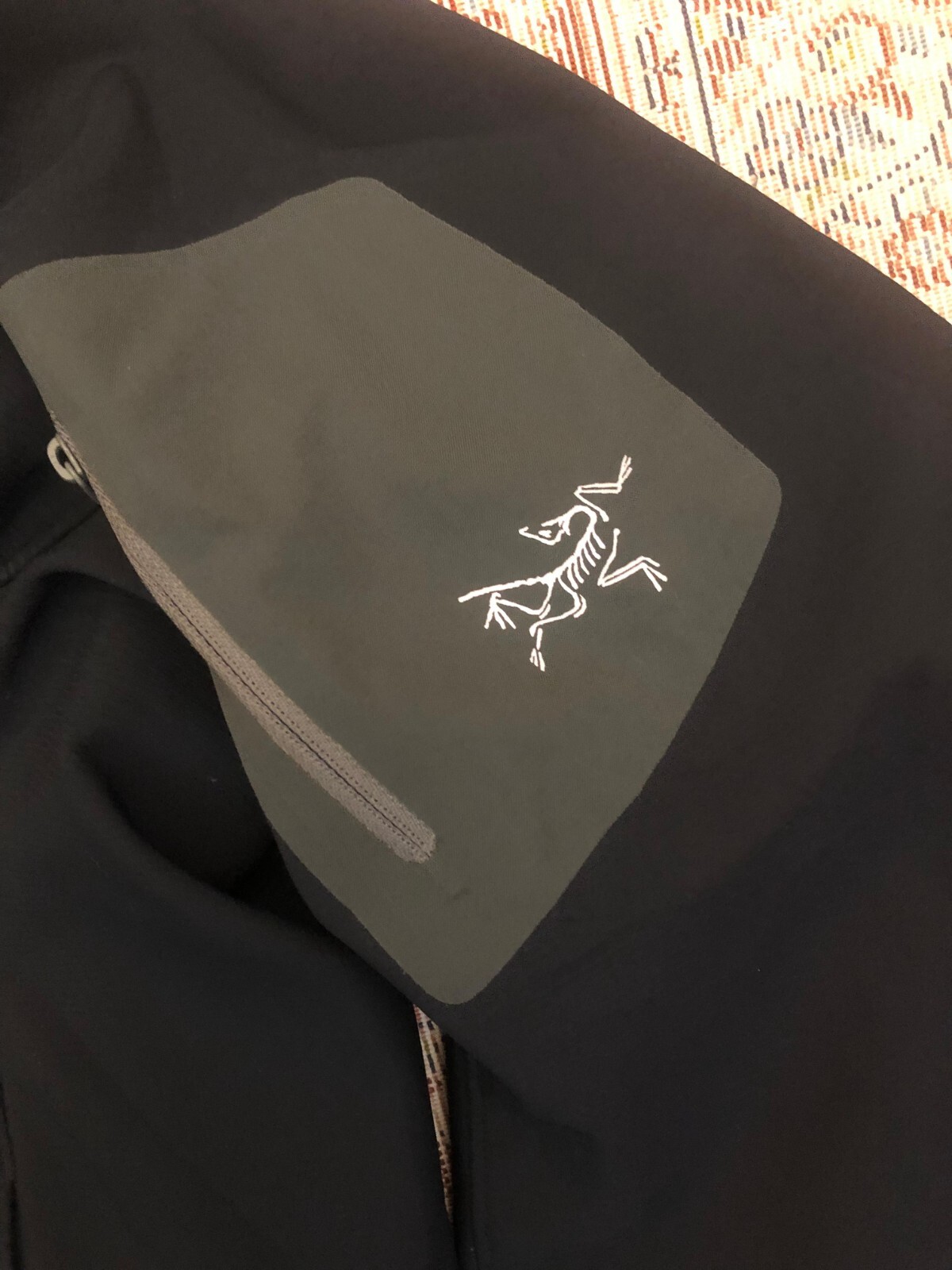 Arc'teryx Giacca Uomo M Epsilon con Cappuccio Zip Nero Outdoor Escursionismo Y2K