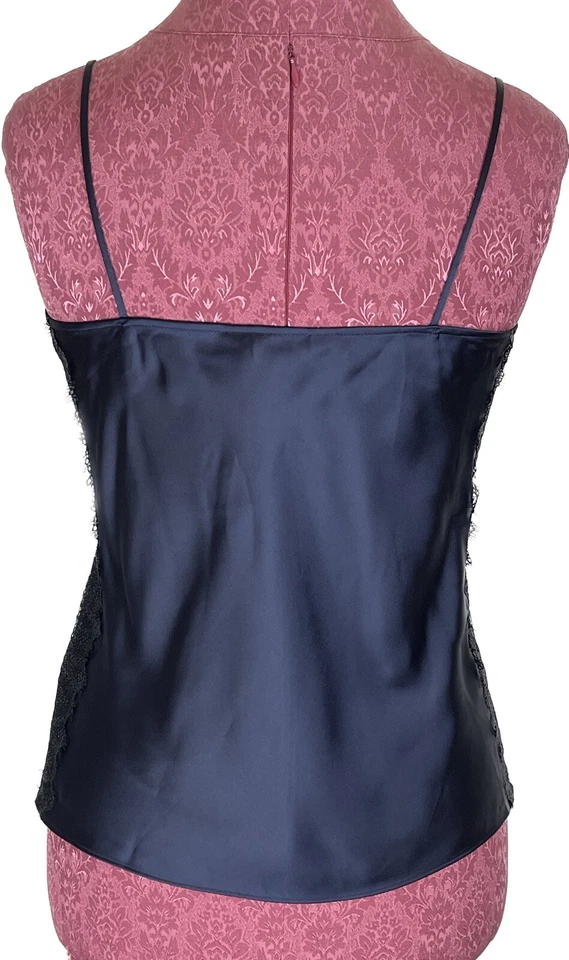 Camiseta sin mangas Club Monaco para mujer Catalenah Cami azul marino venta al por menor $119 Foto 2 de 3