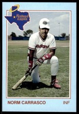 1988 Grand Slam Baseball Card Norman Carrasco Midland Angels #25