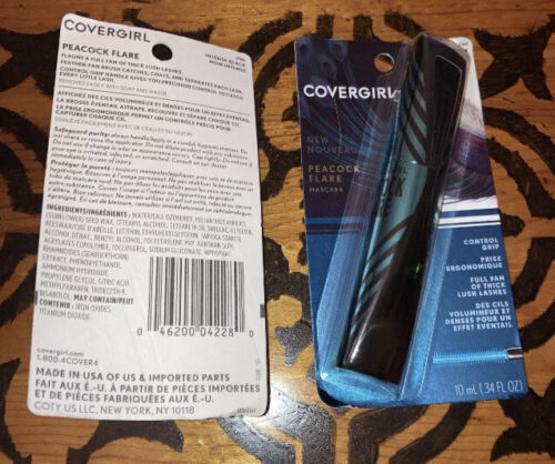 CoverGirl Pfauenfackel Mascara (2) 790 intensive schwarze dick üppige Wimpern - Bild 2 von 2