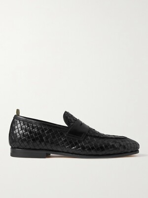 OFFICINE CREATIVE Barona Woven Leather Penny Loafers EUR 45  display picture 2